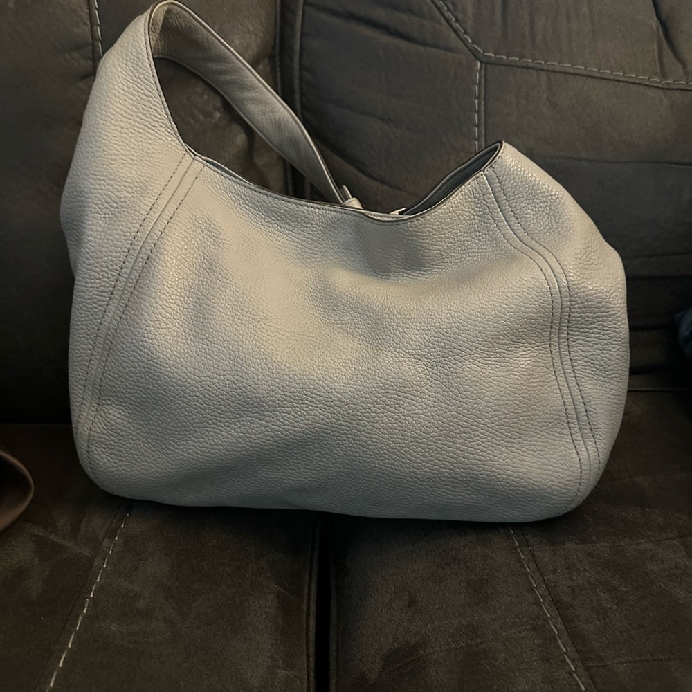 Michael Kors Gray Hobo Bag with Soft Leather Design